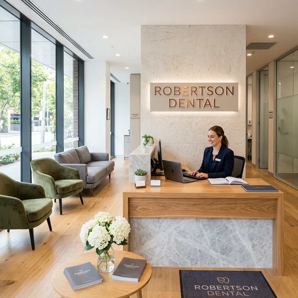Happy dental patient smiling